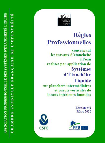 Règles Professionnelles sur planchers intermédiaires