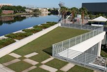 Plaza/Green Roofing at Kiley Park, Tampa
