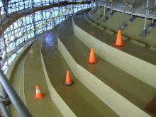 Waterproofing installation at the MIT Dome